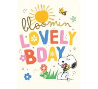 Carte d'anniversaire Peanuts pour maman, sœur, tante, cousine