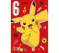 Carte d'anniversaire Pokémon, 6 ans aujourd'hui