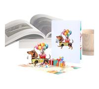 Carte d'anniversaire pop-up 3D, 30 x 20 x 0,1 cm, surprise pour , maman, papa, fils, fille, ami, petit ami, petite amie