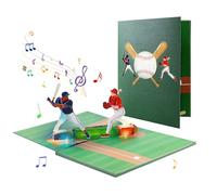 Carte d'anniversaire pop-up attrayante avec musique et lumière pour hommes bénédictions spéciales