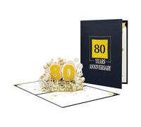 Carte d'anniversaire pop-up élégante avec inscription Love and Pleasure - Carte d'anniversaire de plusieurs années - Pour couple d'âmes sœurs et partenaires