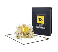 Carte d'anniversaire pop-up élégante pour anniversaire de mariage pour âme sœur et partenaire pour la fête des mères
