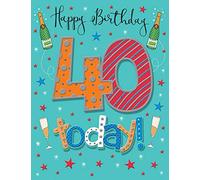Carte d'anniversaire pour âge Milestone 40 m - 8 x 6 pouces - Regal Publishing
