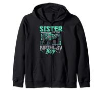 Carte d'anniversaire pour garçon avec Inscription « Sister of The Birthday » Sweat à Capuche