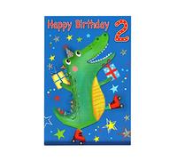 Carte d'anniversaire pour garçon de 2 ans