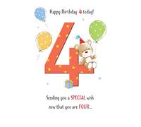 Carte d'anniversaire pour jeunes enfants de 4 à 7 x 5 cm - Piccadilly Greetings