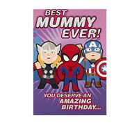 Carte d'anniversaire pour maman de Hallmark - Marvel's Avengers Design