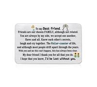 Carte d'anniversaire pour meilleur ami - Carte de vœux d'anniversaire - Appréciation de remise de diplôme - Cadeau d'adieu personnalisé pour les bons amis - Carte de poche de remerciement pour aller à l'université - Souvenir de Noël pour adolescents - Unisexe