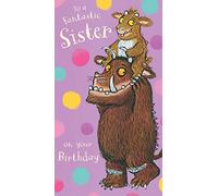 Carte d'anniversaire pour sœur Gruffalo - Carte d'anniversaire pour sœur