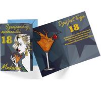 Carte d'anniversaire pour une fille - 18ème anniversaire - Madame