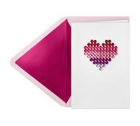 Carte d'anniversaire Signature Hallmark Carte de Saint-Valentin Carte d'amour (c ur arc-en-ciel)