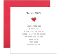 Carte d'anniversaire sincère pour femme, cadeau « You Are the Best Thing », design typographique élégant, pour femme, intérieur vierge avec enveloppe