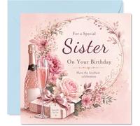 Carte d'anniversaire sincère pour sœur, pour une sœur vraiment spéciale