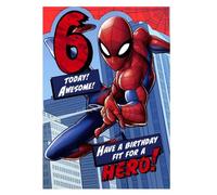 Carte d'anniversaire Spiderman 6 Today
