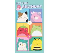 Carte d'anniversaire Squishmallows, c'est votre carte d'anniversaire Squishmallows