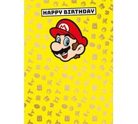 Carte d'anniversaire Super Mario