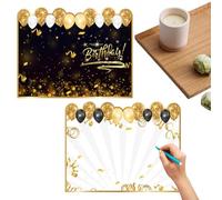 Carte d'Anniversaire Surdimensionnée,Livre d'Or des Invités avec Enveloppe - Grande Carte de Vœux | pour Garder les Souvenirs Fête d'Anniversaire Réunion Familiale Retrouvailles entre Amis Femmes