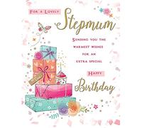Carte d'anniversaire traditionnelle pour belle-mère - 20,3 x 15,2 cm - Piccadilly Greetings, A11560