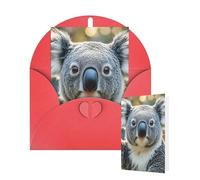 Carte d'anniversaire vierge de 10 x 15 cm avec enveloppes, jolie carte de vœux koala pour toutes les occasions, cartes « Thinking of You » pour mariage, invitation d'affaires