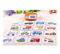 Carte D'apprentissage Pour Bébé, Carte Cognitive Avec Boîte De Transport En Fer, Outil D'apprentissage De L'anglais Pour Enfants, Outils Éducatifs Montessori, Jouets De Table