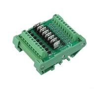 Carte d'augmentation PLC CC à 8 canaux, sortie NPN 5 A 12/24 VDC, isolation optocoupleur, module de contrôle industriel à montage sur rail DIN pour systèmes PLC