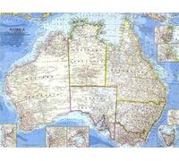 Carte d'Australie 1963
