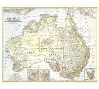 Carte d'Australie de 1948