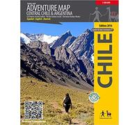 Carte d'aventure du centre du Chili & Argentine | Trekking Chile