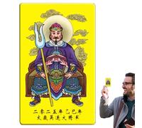 Carte d'chinoise, carte d'chinoise 2025 - Carte Feng Shui traditionnelle Carte porte-bonheur - Protection de la chance, cartes de prospérité festives de l’année du serpent pour les amis, les amoureux,