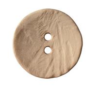 Carte de 1 bouton rond imitation bois 2 trous 40mm - Union Knopf