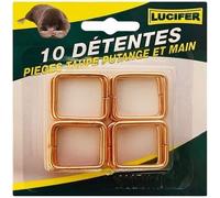 PUTANGE - 10 Détentes pour Piège à Taupe de Type "Putanges"