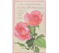 Carte de 10e anniversaire - Pour un couple spécial pour votre 10e anniversaire The Warmest of Wishes to Both of You! - Wishing You On Your Own Special Day, Everything That Means the Most to You and