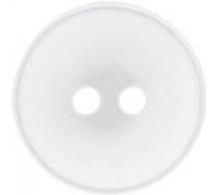 Carte de 12 boutons de chemise 2 trous 12mm - Prym(...) - Blanc Blanc G