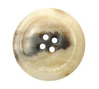 Carte de 2 boutons Gilet Chiné Ecru 28mm - Union Knopf