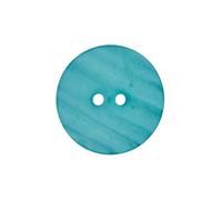 Carte de 2 boutons Polaire Turquoise 28mm - Union Knopf