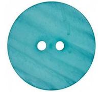 Carte de 2 boutons Polaire Turquoise 28mm - Union Knopf(...) - Turquoise Bleu Turquoise Bleu G