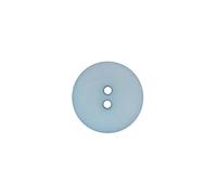 Carte de 2 boutons Polyester Bleu clair 25mm - Union Knopf