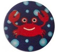 Carte de 3 boutons Crabe à queue 12mm - Prym(...) - Bleu Bleu G