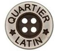 Carte de 4 boutons Jeans Quartier Latin 16mm - Prym(...) - Argent Vieilli gris Argent Vieilli gris G