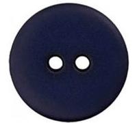 Carte de 4 boutons polyester Rond 2 trous 12mm - Prym - certifié Oeko-Tex(...) - Bleu Marine Bleu Marine G