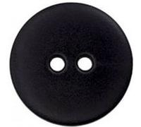 Carte de 4 boutons polyester Rond 2 trous 12mm - Prym - certifié Oeko-Tex(...) - Noir Noir G