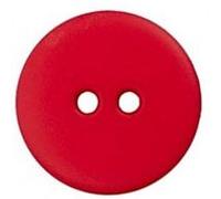 Carte de 4 boutons polyester Rond 2 trous 12mm - Prym - certifié Oeko-Tex(...) - Rouge Rouge G
