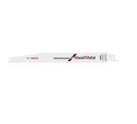 Bosch Professional Coffret de 5 lames de scie sabre S 3456 XF Progressor for Wood and Metal 200 mm