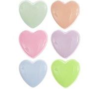 Carte de 6 boutons cœurs - 11 x 11 mm - Rico Design(...) - Multicolore Multicolore G