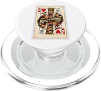 Carte de Barbecue pour Papa, Mari, Roi, Parodie PopSockets PopGrip pour MagSafe