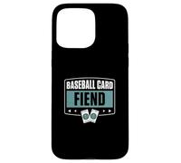 Carte de Baseball Fiend Cool Baseball Fan Collector Coque pour iPhone 15 Pro Max