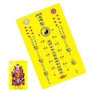 Carte de bénédiction du Nouvel An chinois | Souvenir en cuivre à collectionner | Carte de protection spirituelle de bon augure - Pour réussir, affichage à la maison, sac de voyage