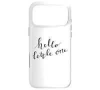 Carte de Bienvenue Hello Little One Baby Coque pour iPhone 17 Pro Max