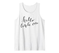 Carte de Bienvenue Hello Little One Baby Débardeur