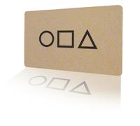 Carte de blocage active RFID/NFC - Motif Game Design en or de l'édition Collectors - Protection contre le vol de données - Pas de lecture étrangère par Michael G., or, Kreditkartengröße, Moderne